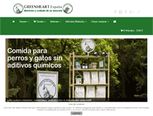 Tablet Screenshot of greenheart-es.com
